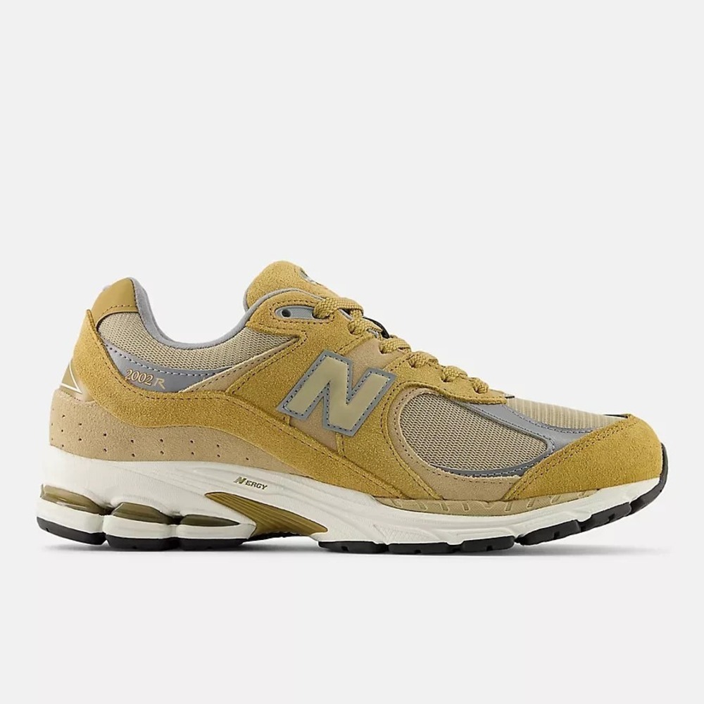 New Balance Men's Mustard Yellow and Light Gray Sneakers